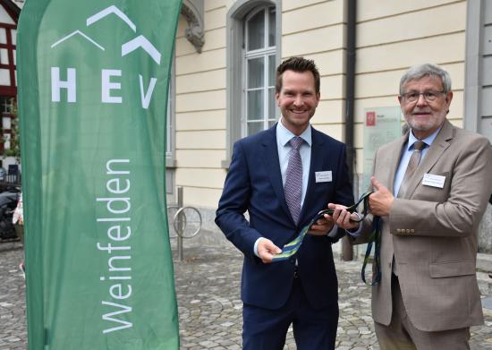 Präsidiumsübernahme des Hauseigentümerverbands Weinfelden